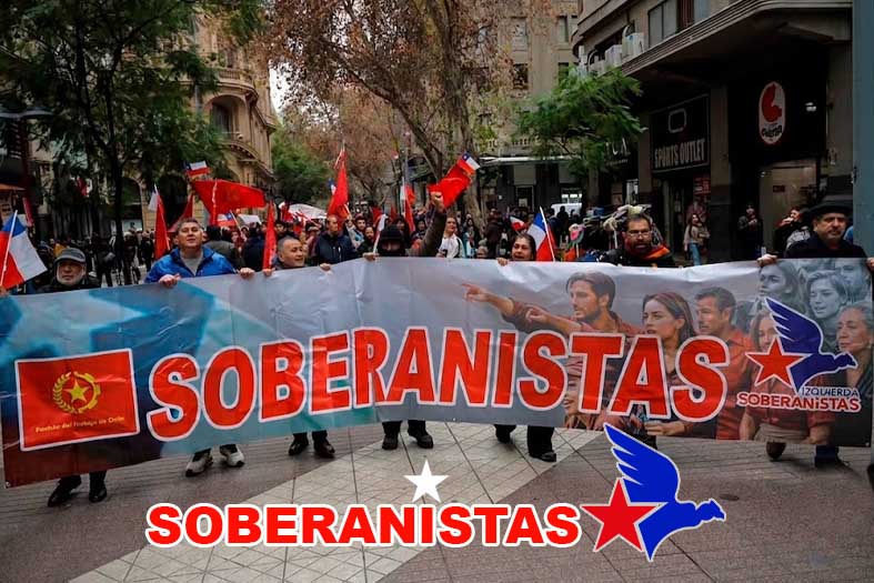 Izquierda Soberanista marchó junto a los mineros de Chuquicamata en defensa de Codelco y el cobre chileno